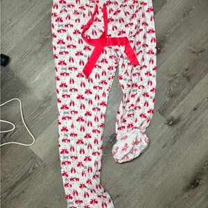 Victoria's Secret Pajama Bottoms in Red and White
